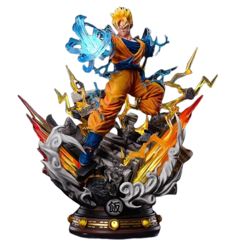 1/6 44Cm Kylin Studio Gk Dragon Ball Z The Future Brokeback Son Gohan Anime Action Figure Model Garage Kit Statue Toys Gift