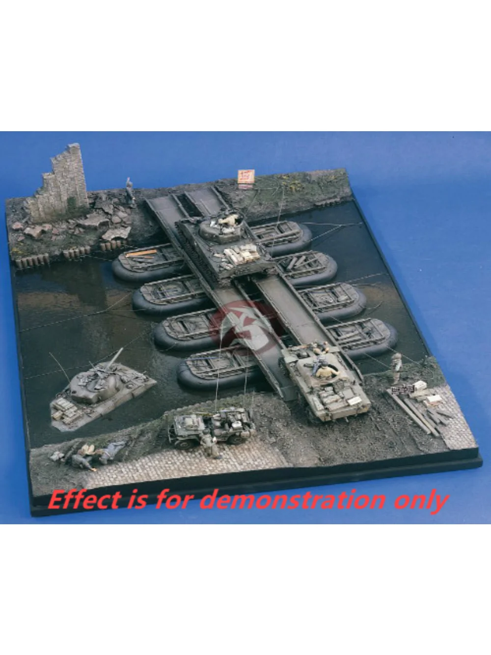 1:35 Scale Resin Die-casting  Resin Inflatable Boat Pontoon Contains Two Kayaks