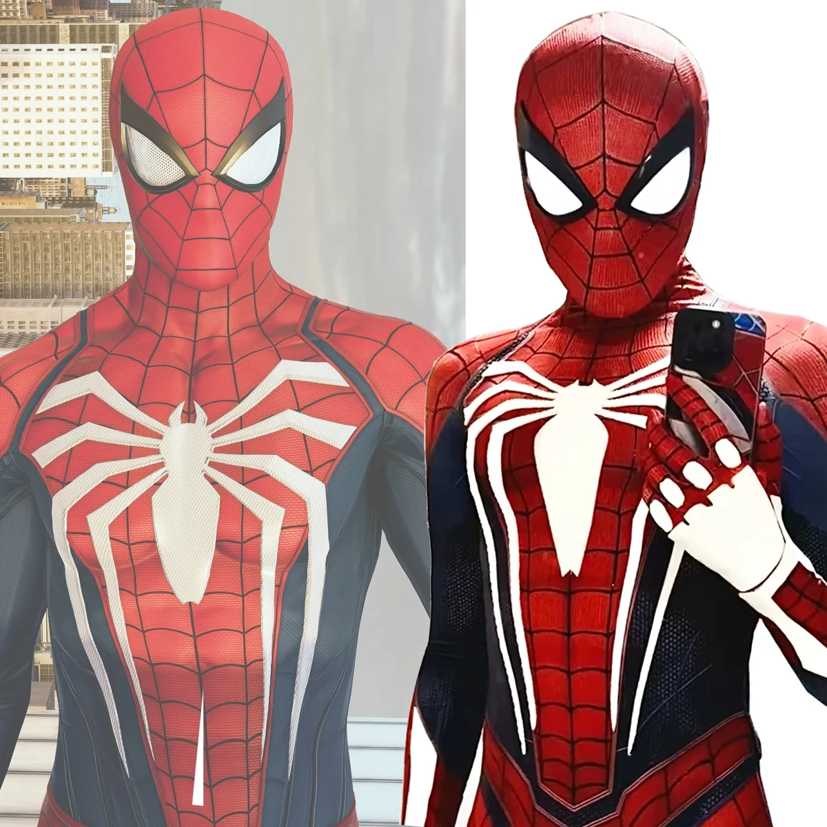 

Marvel PS4 Спортивный костюм Человека-паука с маской 1:1 3D узор ручной работы индивидуальный комбинезон Человека-паука Хэллоуин Cos костюм