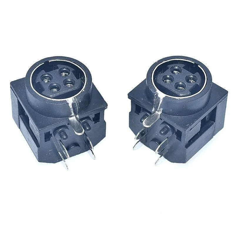 10PCS S-Video Female Receptacle 4-Pin DIN-4P Terminal Socket DIN-422 MPC-4-02 Wiring Plug