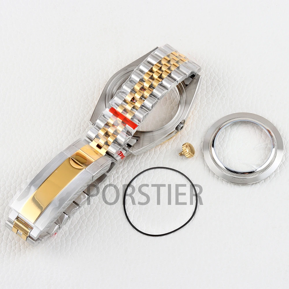 36mm/39mm Case NH35 Sapphire Glass for Datejust NH35 NH36 Movement 28.5mm Dial Solid 316L Stainless Steel Jubilee Strap