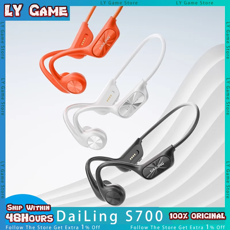 

Bluetooth-наушники DaiLing S700 с костной проводимостью, длительный срок службы батареи, водонепроницаемые наушники из титанового сплава, спортивные наушники на заказ