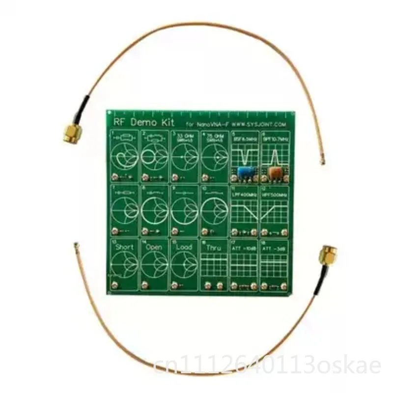 RF Demo Kit NanoVNA-F RF Test Board HAM Filter, Attenuator, Vector Mesh Test