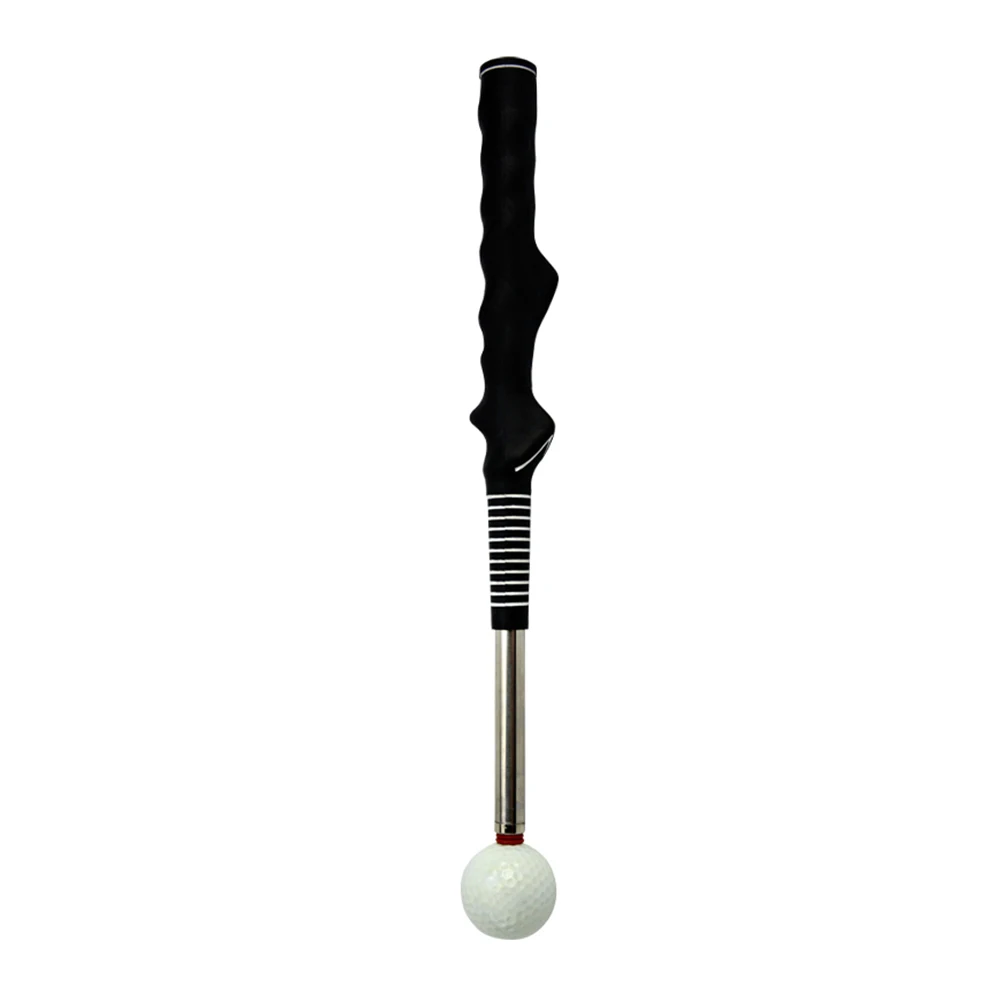 

Swing Practice Baseball Bat Golf Accessories Trainers Aid Telescopic Black
