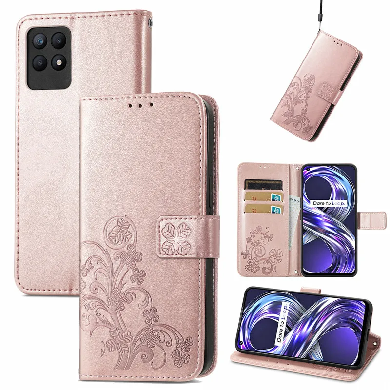 Leather Flip Case For OPPO Realme C21 C25S C21Y C25Y C31 C35 C25 9i 8 Pro 5i 5 5S 7 6 6S 6i C3 8i 9 Pro Plus C11 2021 Book Case