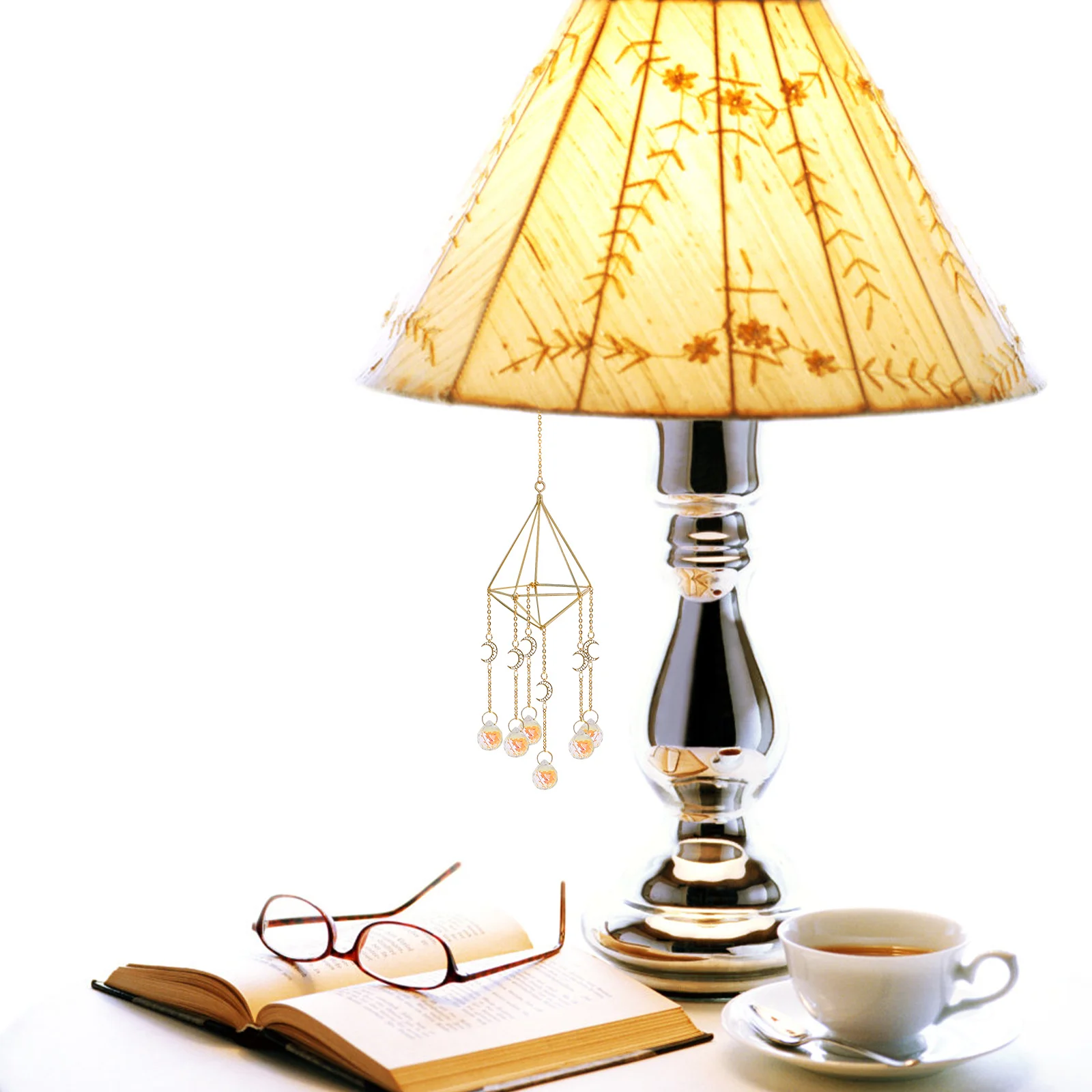 

Hanging Crystal Decor Pendant Light Pendant Romantic Anniversary Wedding Valentine Decoration Ceiling Fan Pull Chain