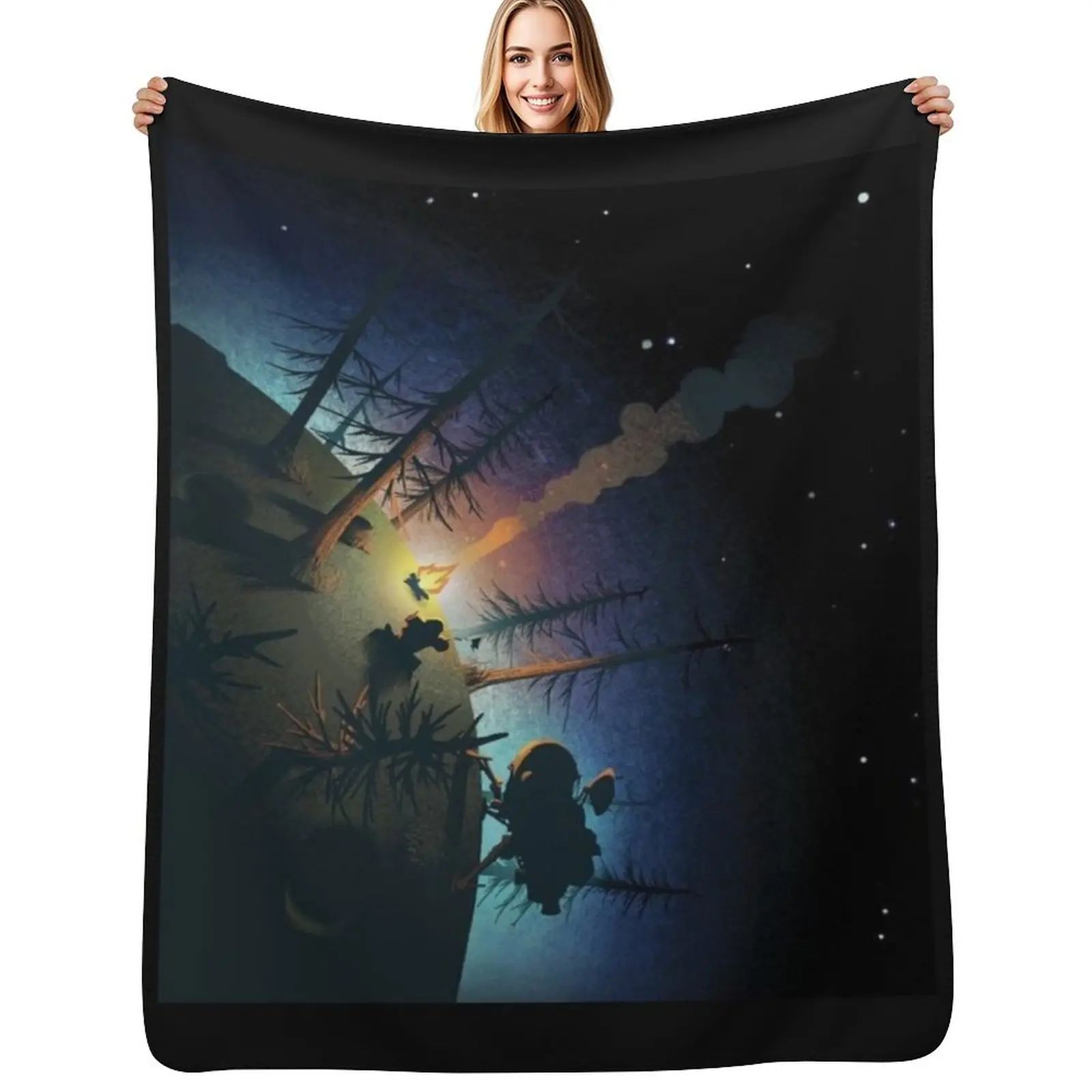 Outer Wilds Throw Blanket All Season Soft Lightweight Blanket for Home