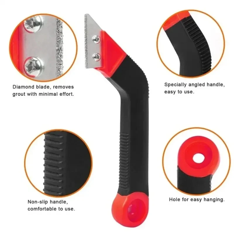 Gap Cleaning Knife Tile Grout Remover Wall Floor Joint Rake Scraper Ceramic Beautiful Seam Cutting Broken Particle Chip Blade