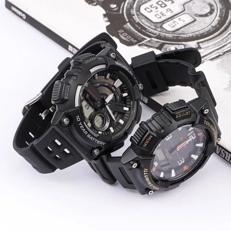 for Casio AQ-S800 AQ-S810W AE-1000W W-735H SGW-300H G-SHOCK 18mm Silicone Sport Watch Bracelet Durable Wrist Strap