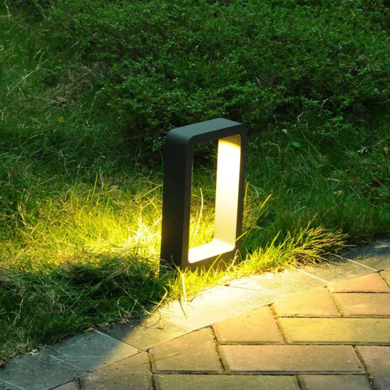 Waterproof 10W LED Garden Light Lawn Lamp Modern Aluminum Pillar Light Outdoor Courtyard villa landscape lawn bollards lamp