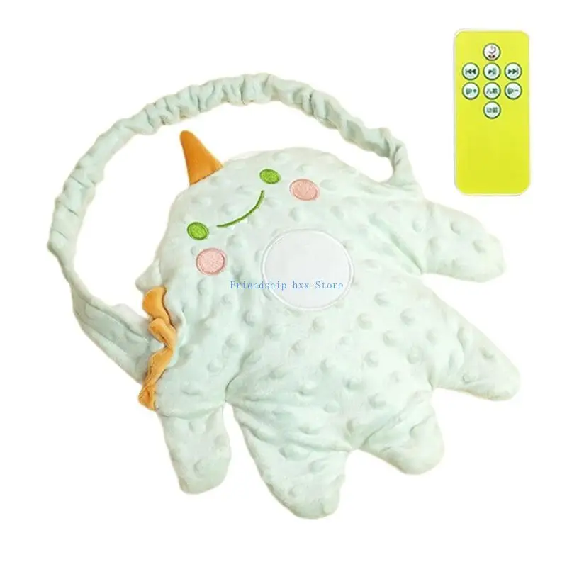f1cb นุ่มและสบายทารกนอนหลับผู้ช่วยอารมณ์ตัวเองของเล่นตุ๊กตาของเล่นด้วยฟังก์ชั่นการตบเบา ๆ