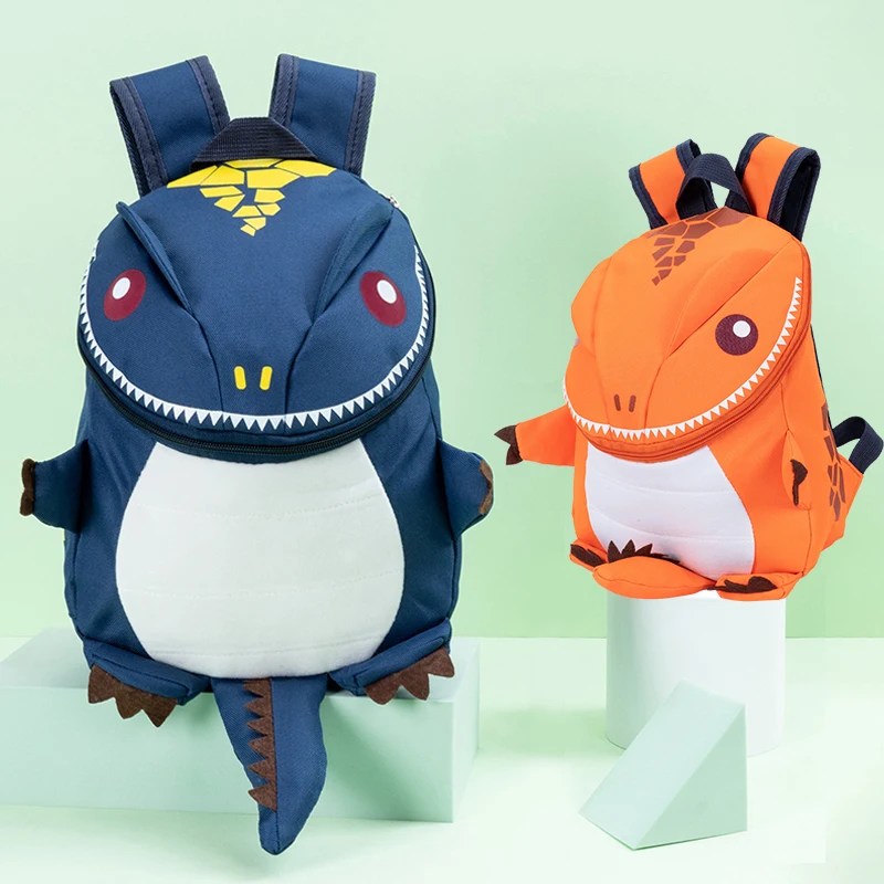 Adorabile zaino dinosauro 3D divertente borsa da scuola per animali per bambini ideale per la scuola materna bambino primario Mochila perfetto zaino per bambini