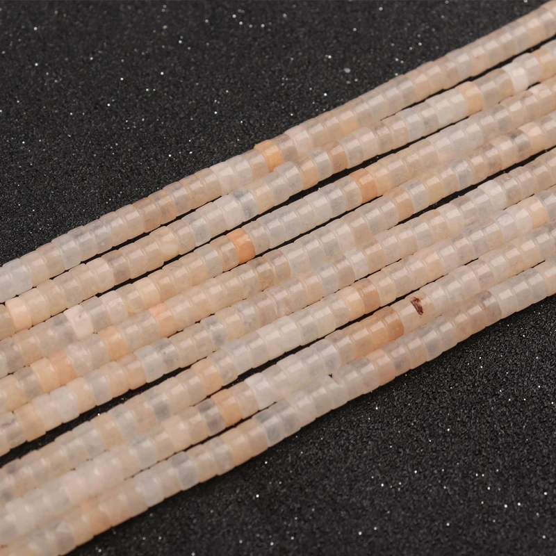4/6mm Natuursteen Rondelle Kraal Veelkleurige Jades Amazoniet Aventurijn Spacer Kralen voor DIY Sieraden Armband Ketting Maken