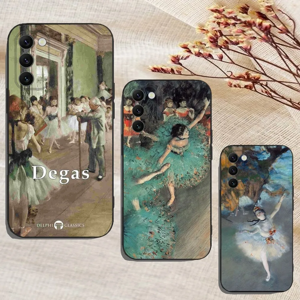 Edgar Degas Dancer ART  Phone Case For Samsung Galaxy A13,A21s,A22,A31,A32,A52,A53,A71,A80,A91 Soft Black Cover