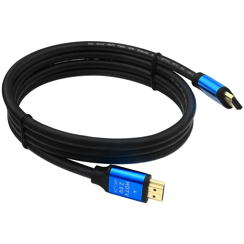 Kabel HDTV 1.5M 4K HDMI, kabel Video kualitas tinggi V2.0 untuk Orange Pi 5 Plus Raspberry Pi 3B + tampilan Monitor komputer