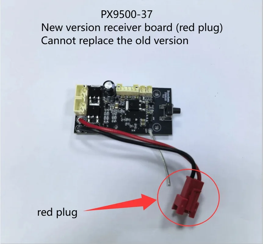 PXTOYS 9500E PX9500E 1/16 RC Car spare parts Car shell Tire Motor Gear Servo ESC Swing arm Differential wheel axle tail fin view 3