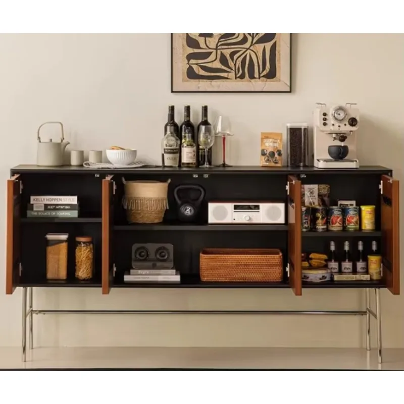 المطبخ غرفة النوم الصينية الخشب الصلب، يمكن أن يكون خزانة عمودية منزلية حديثة #5