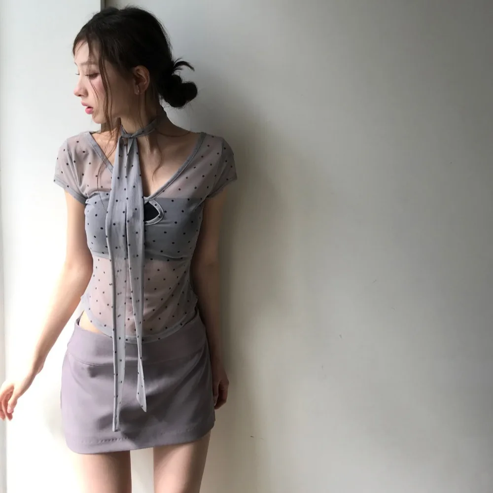 กระโปรงทรงดินสอเอวสูง ผ้าโพลีเอสเตอร์ ทรงเข้ารูป กระโปรงขายาว กระโปรงทรงเข้ารูป