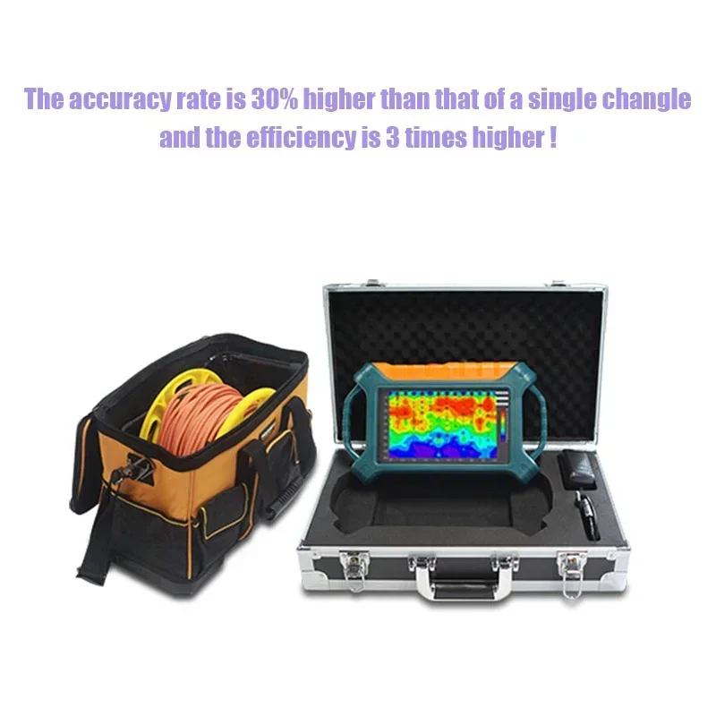 300m Multi-channel Underground Water Detector Water Finder, Automatic Imaging, Precise and Stable, 10