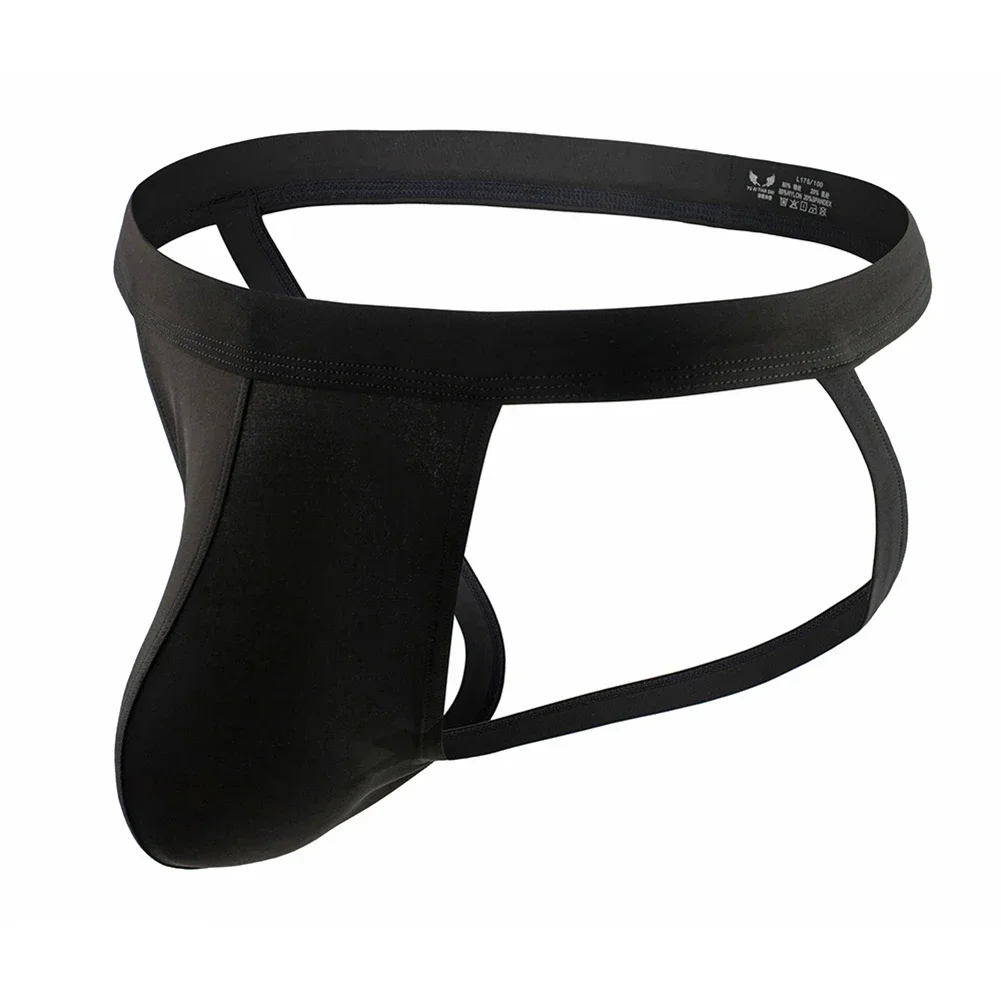 Men's Underwear Underwear Mid-rise Regular Sexy Slight Stretch Solid Color Thongs Black/White Casual Brand New