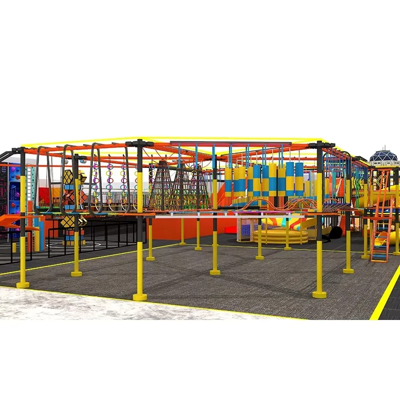 

Manufacturer Adventure Rope Course Playground Equipment for Children's Indoor Playground