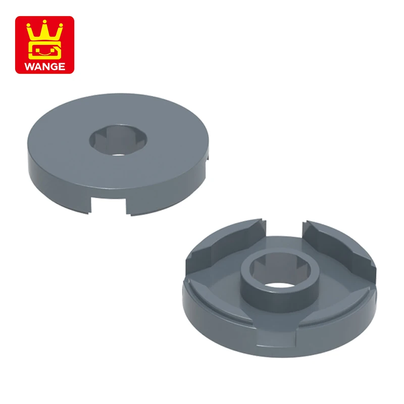 Wange 308 قطعة/الوحدة لوحة دائرية مقعرة مستديرة 2x2 مع فتحة كتلة Moc ملحقات متوافقة مع لعبة أطفال الطوب 15535 #2