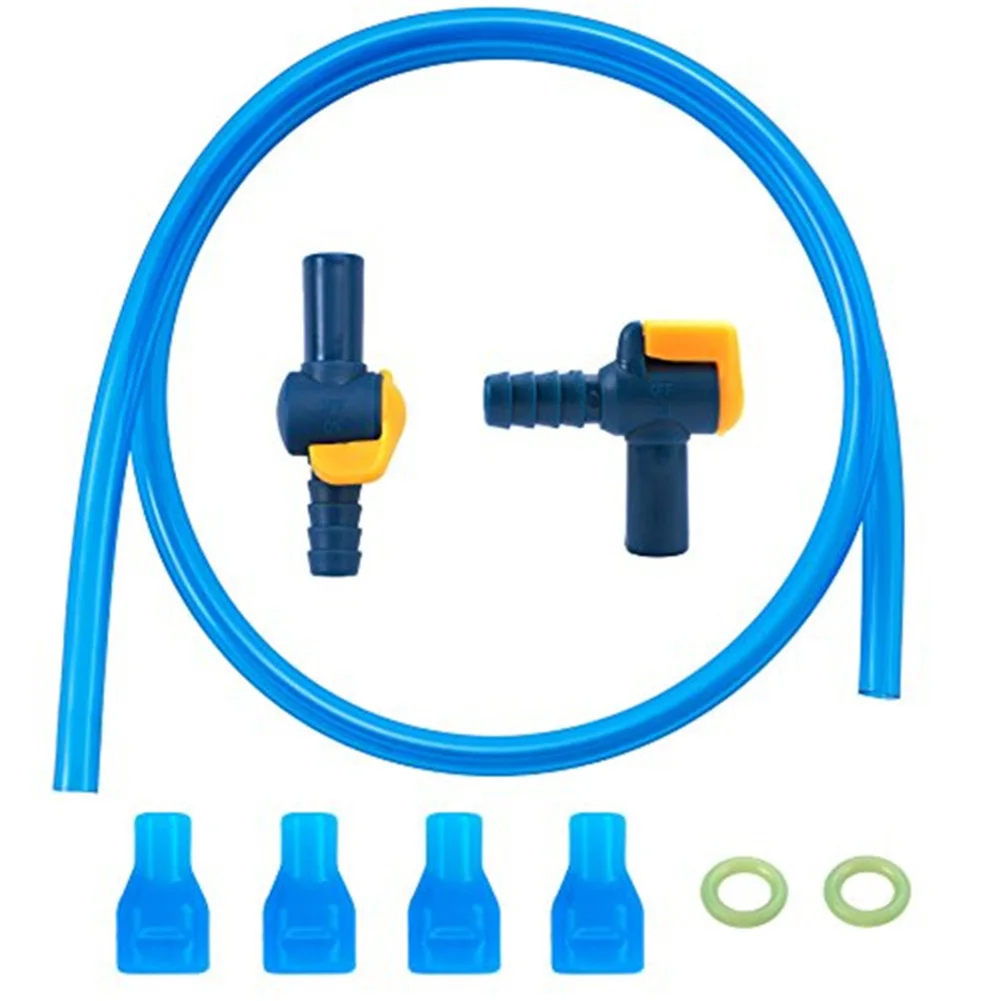 4pc Bite Valve Nozzle With Straight&Angled Hose Connector For Hydration Bladder High-grade Silicone Robust Plastic  N E W