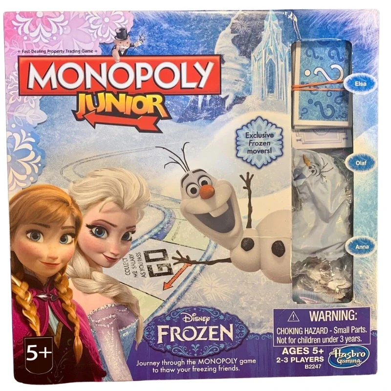 Frozen Monopoly Real Estate Board Game Newest English Version 2-6 People Party Fun Card Table Games Family Reunion Entertainment