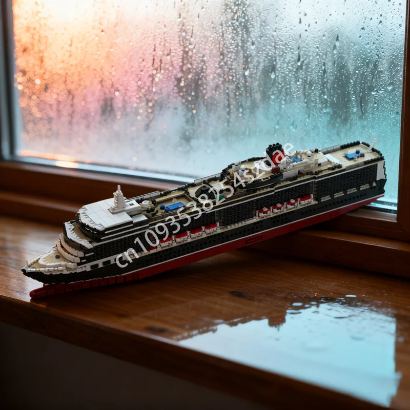 

5132 шт. MOC Queen Elizabeth Building Instructions Creator Модель игрушки Блоки Рождественский подарок Сборка Творческая идея Кирпич День рождения