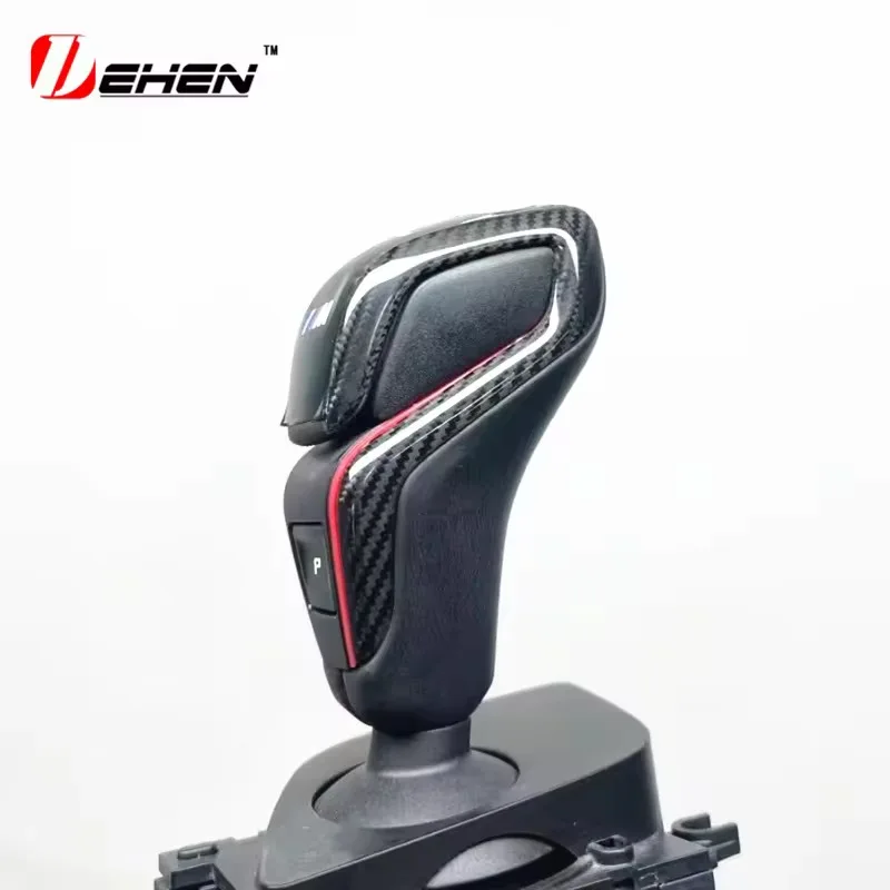 

Real Carbon Fiber For BMW 2019-2024 F97 F98 M5 F90 M8 X3M X4M Accessories Car Interior Shift Gear Knob Cover Trim Decoration