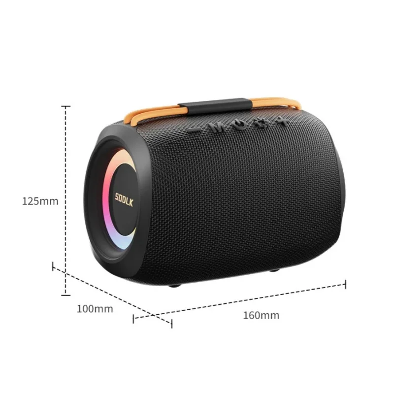 SODLK TX11 Bluetooth Speakers Stereo Small Surround Subwoofer Mini Portable Home Desktop Wireless HIFI Sound Box Strong Bass