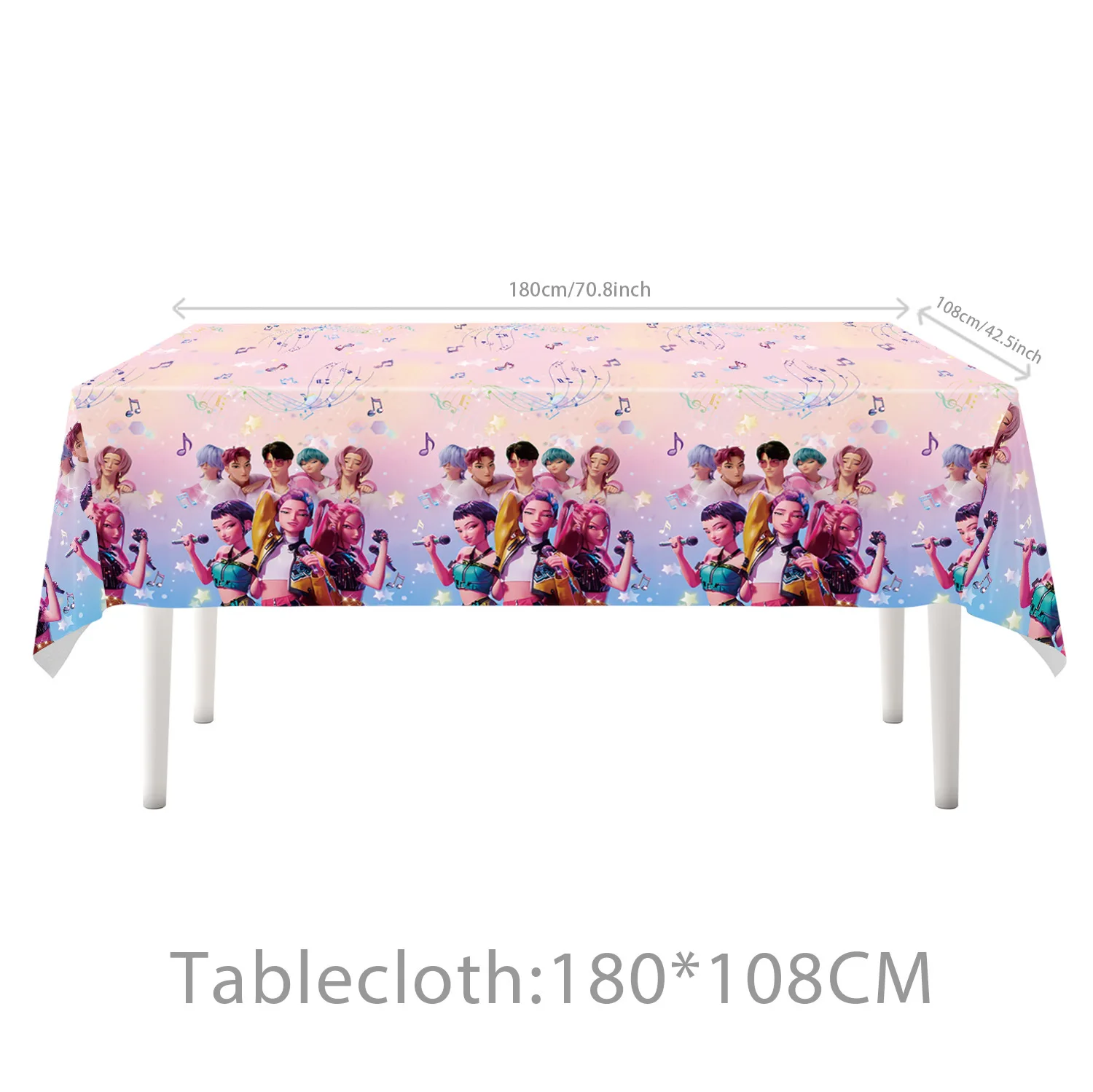 Cartoon Anime Geburtstagsparty Dekorationen Papier-Tischgeschirr Servietten Tischdecke Teller Becher Geburtstagszubehör Hintergrund Notizen Armband – Detail 5