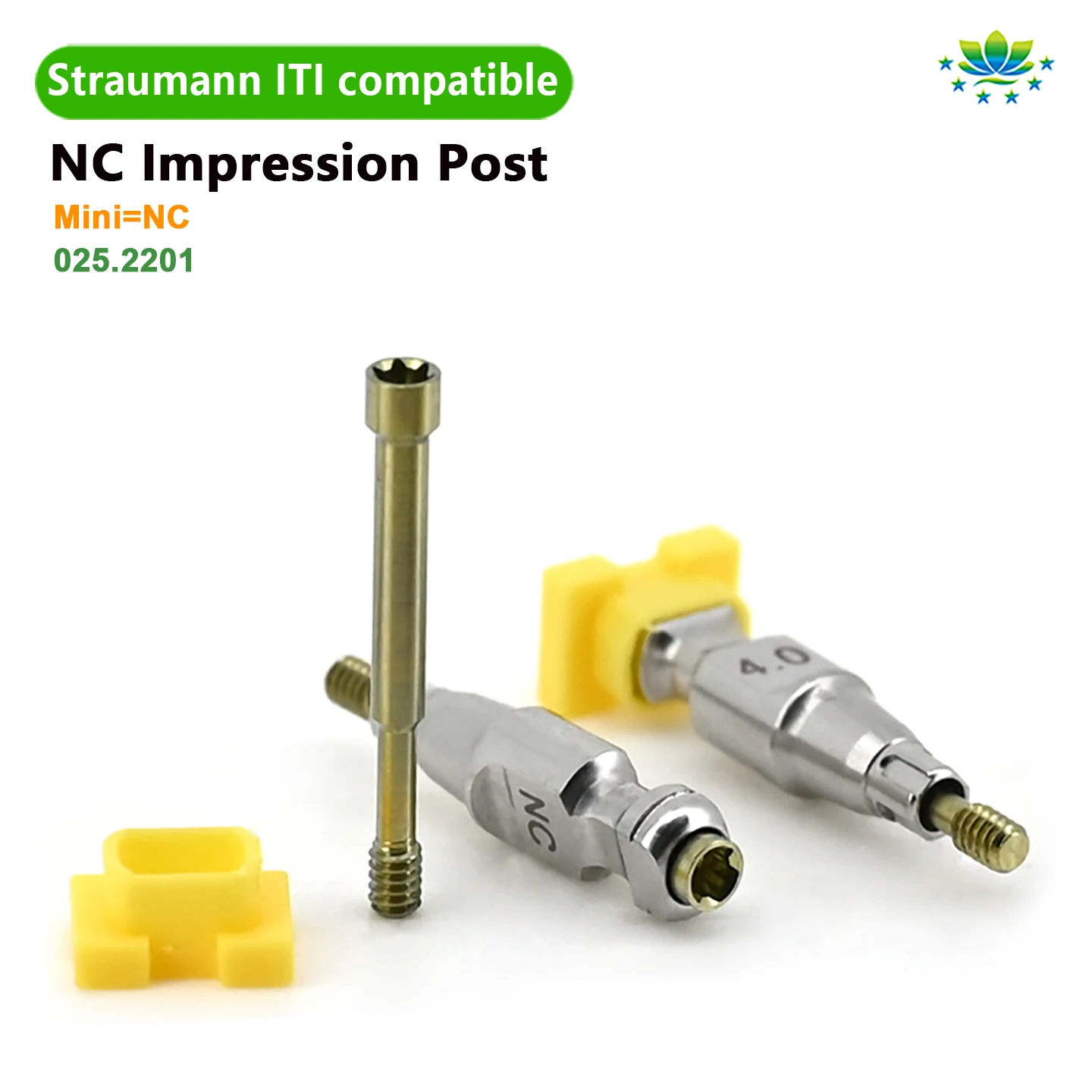 For Straumann Closed Tray Impression Coping Titanium CNC Machined for Dental Lab OEM ODM Factory Direct in Stock Fast Shipping