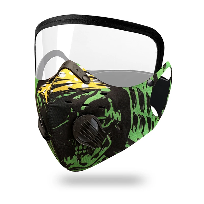 

Anti-Haze Dust-Proof Wind-Proof And Warm Bicycle Mask With Air Valve And Cycling Goggles One-Piece Cycling Face Mask