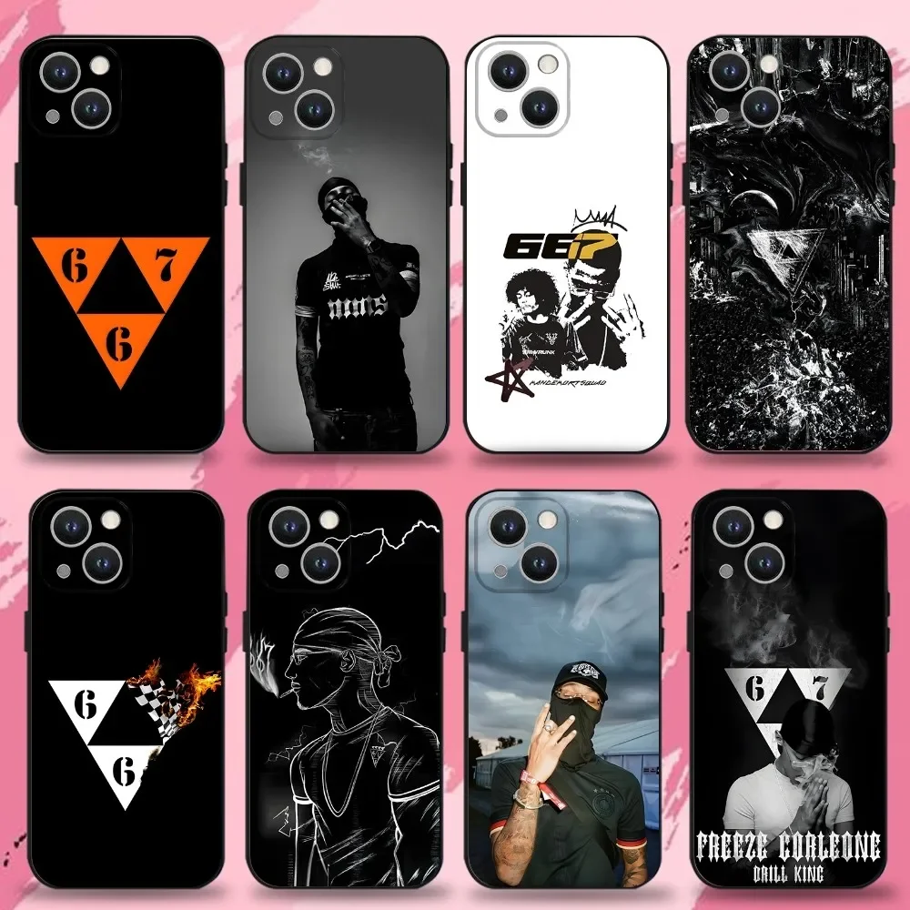 

F-Freeze C-Corleone 667 Phone Case For iPhone 16,15,14,13,12,11 Plus,Pro Max,XS,X,XR,SE,Mini,8,7,Soft Silicone Black Cover