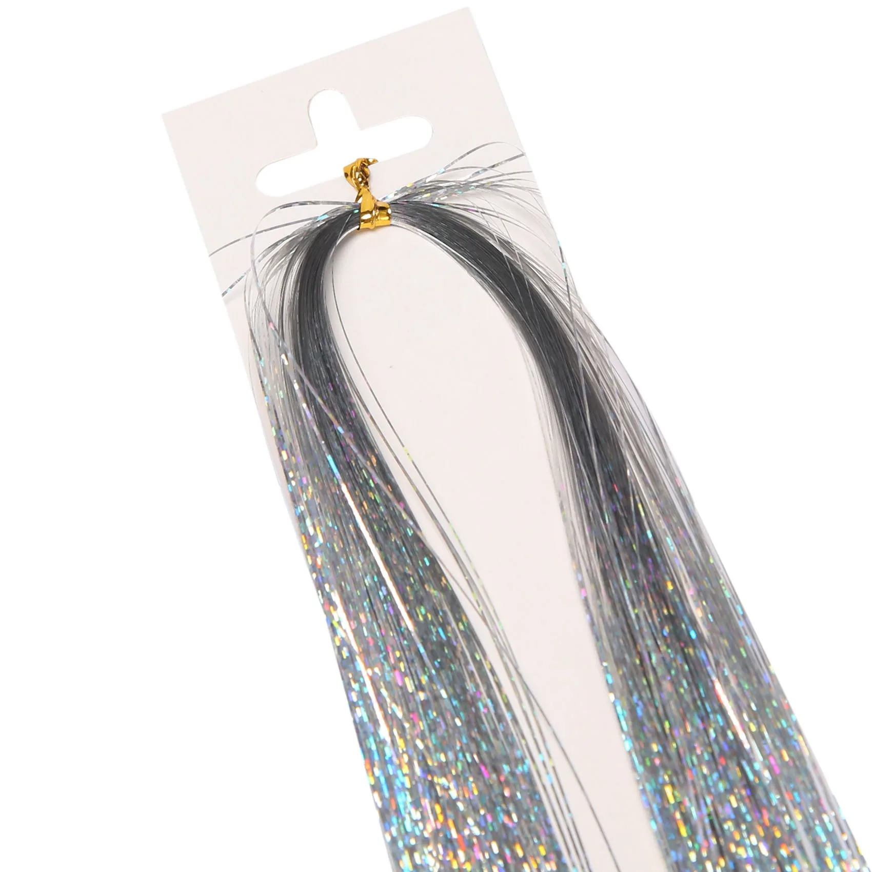 NEW|N92R  Hair Tinsel Strands Kit, Tinsel Hair Extensions, Fairy Hair Tinsel Kit For Women Girls With Tools (12 Colors)