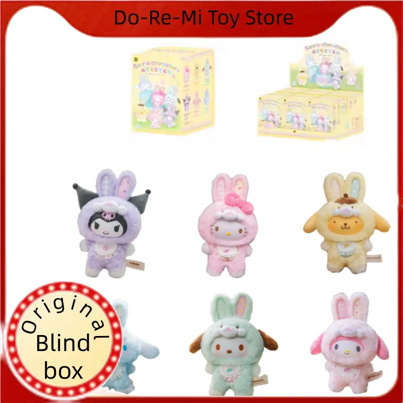 

Подлинные персонажи Sanrio, эльф-кролик, детская серия, слепая коробка, коллекционные куклы Kawaii, модные игрушки, брелок, украшения, подарки-сюрпризы