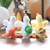 Cute Duck Plush Keychain with Crayfish Turtles Bees