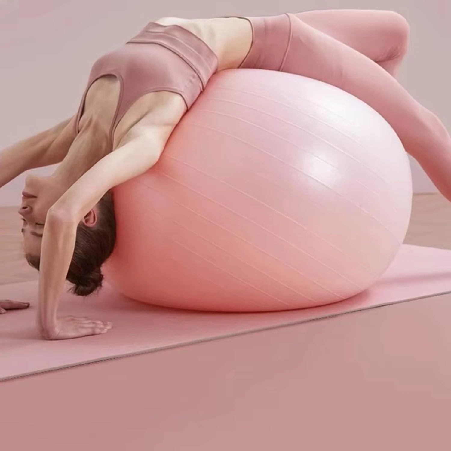 Balle d'équilibrage Pilates, anti-installation, fitness, exercice, équilibre, entraînement du corps, entraînement de base, boule de yoga épaisse pour femme enceinte