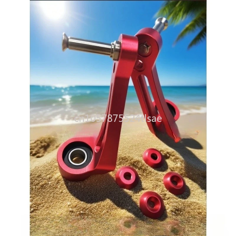 4 Inch 5 Inch Wheel Use Aluminum Wheelchair Front Fork with Titanium Alloy Axle