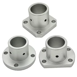 Long Sleeve Round Flanged Mount Type Shaft Supports Linear Motion Automation Components In Stock