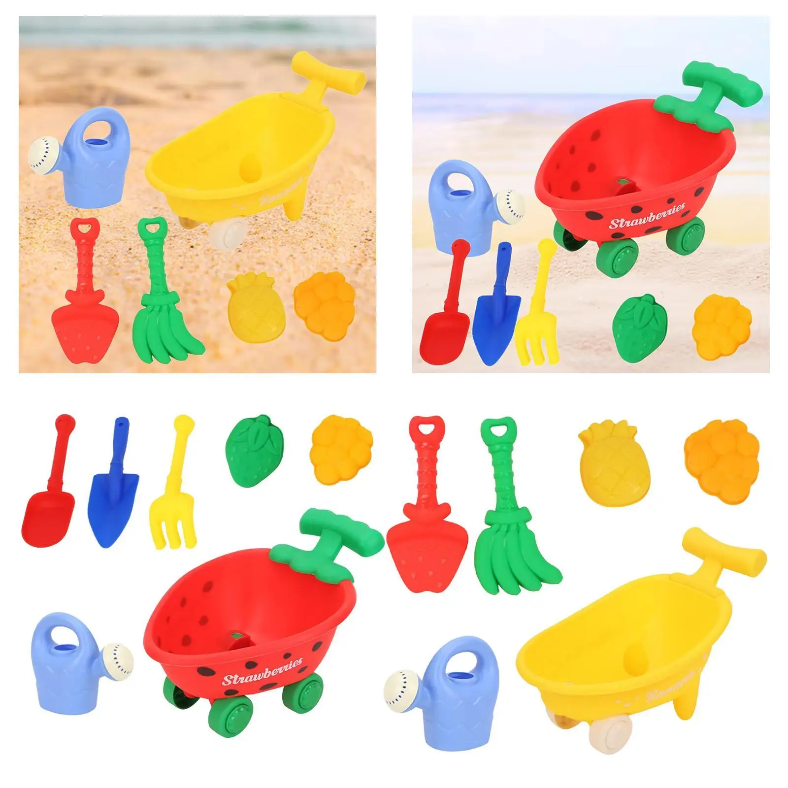 Jouets de sable de plage pour enfants, jouet de plage Portable d'été pour jardin de plage arrière-cour