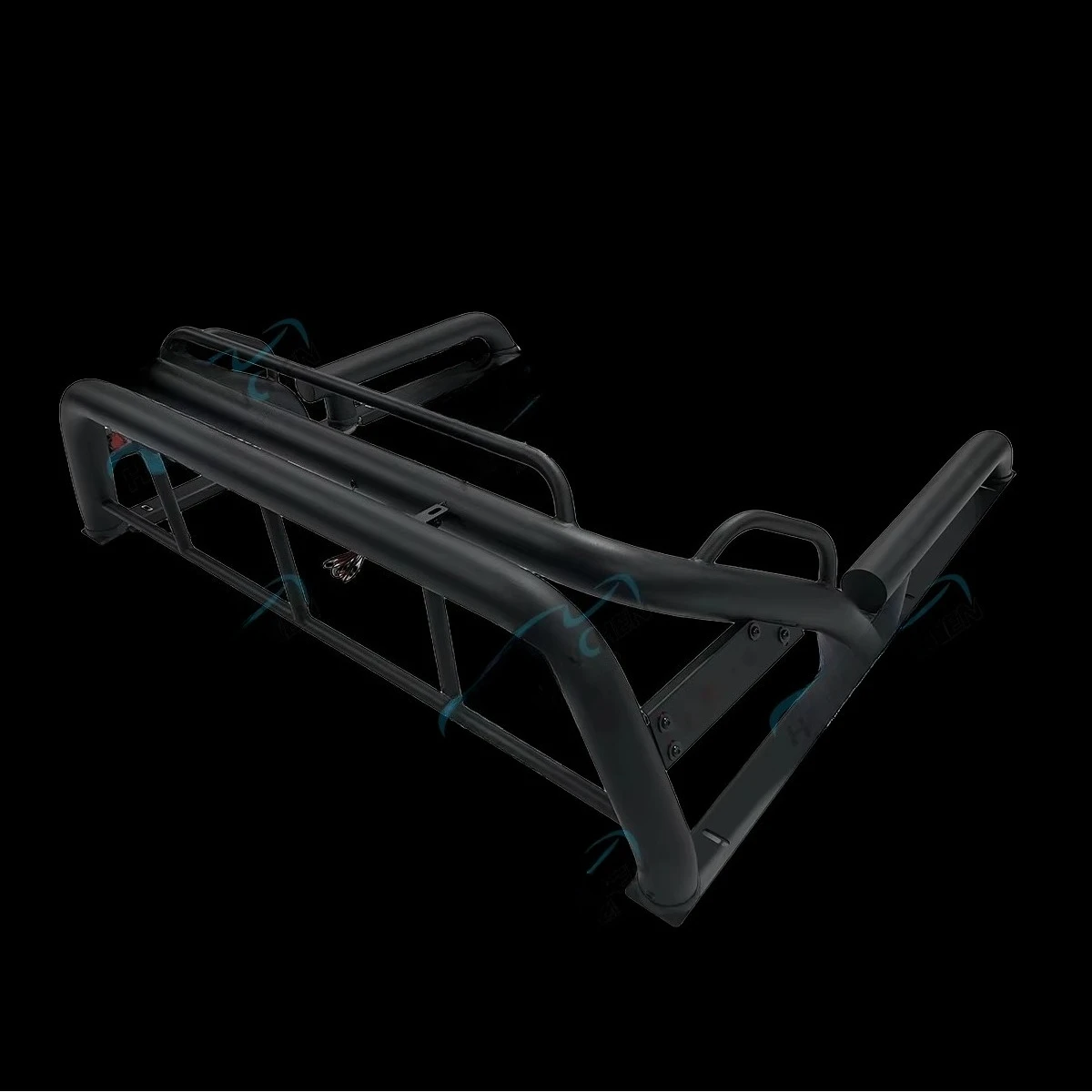 

Heavy-Duty Black Gantry with Side Armrest Anti-Tip Rod Compatible with Pickup Trucks Models Tacoma NP300 Colorado FJ Cruisercust