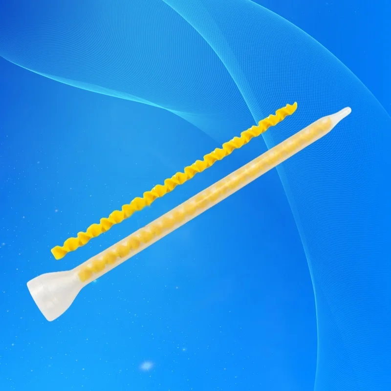 ‌MC06-24L Plastic Static Mixer Nozzle | High Flow Resin Blender | Dual Component Epoxy Mixing Tip‌