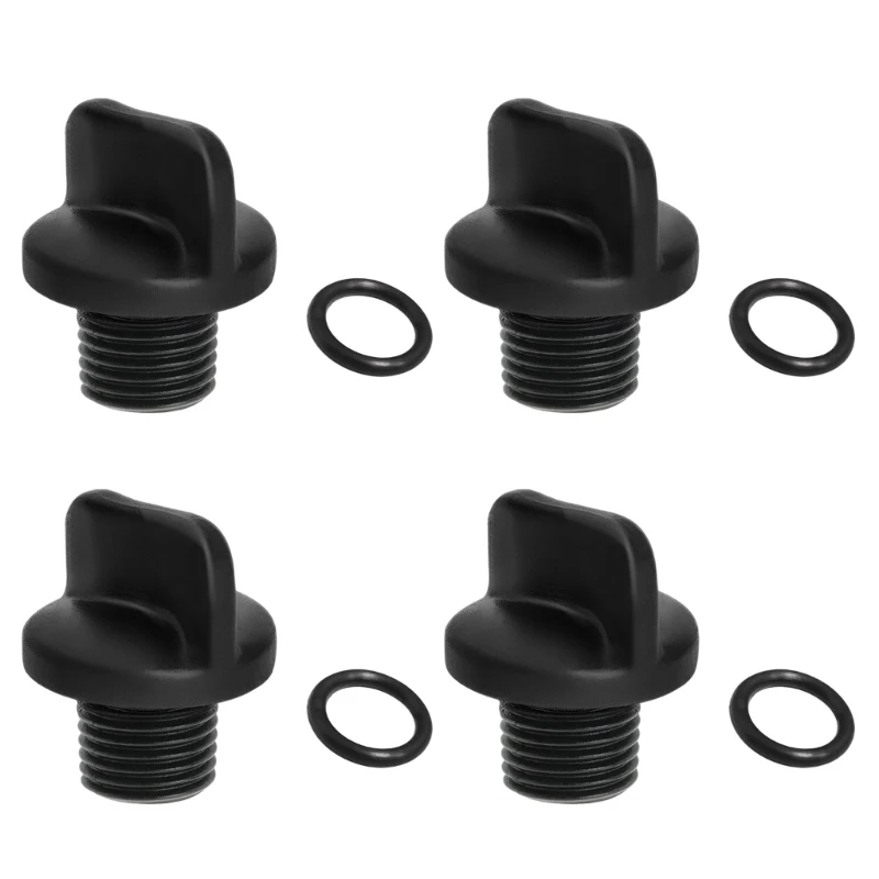 

Drain Plugs O Rings Set 4Pcs for Pool Filter and Systems Parts