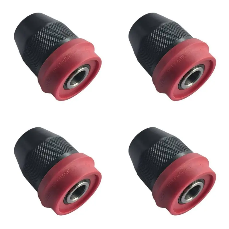 M11K-4Pcs 10Mm Quick Connect Drill Chuck For Hand Electric Drill Metal Drill Chuck For Drill Bit Screwdriver Tap&Sockets