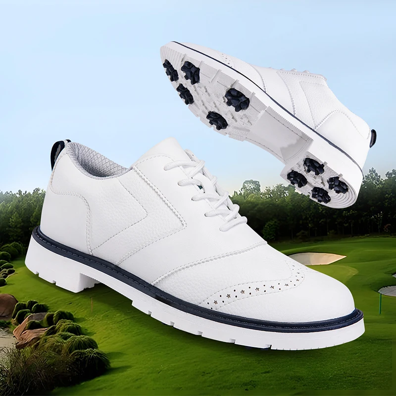 

New Men Golf Shoes Professional Golfers Shoes Waterproof Comfortable Golf Footwears Non Slip