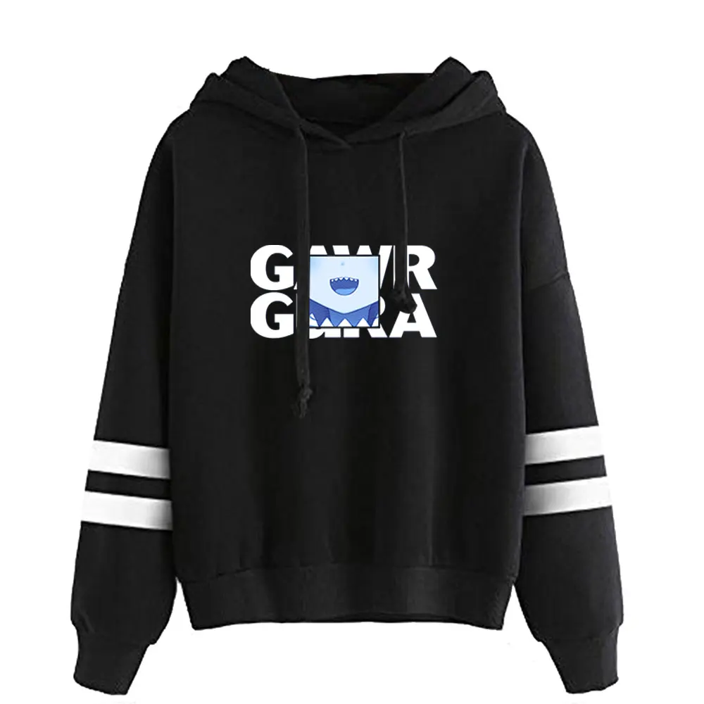 

Gawr Gura Little Shark Japanese Hoodies Sweatshirt Parallel Bars Hot Trend Long Sleeve Casual Streetwear Pullovers Clothes