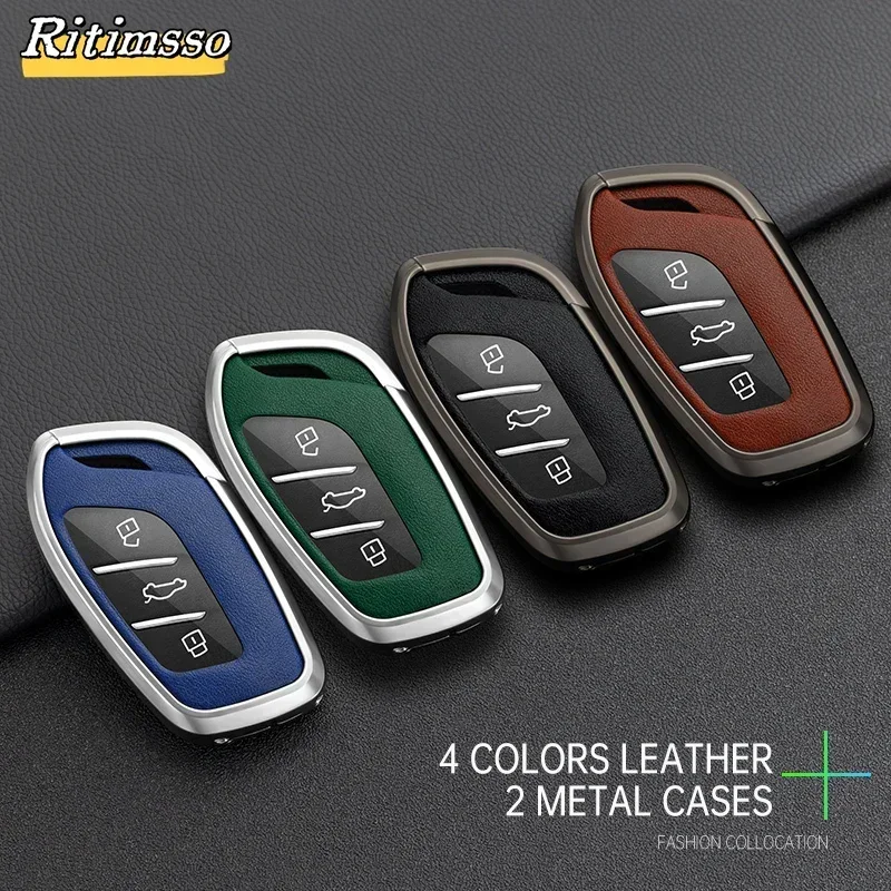 Zinc Alloy+ Tpu Key Case Cover For MG4 MG5 MG6 Mg3 Mg7 MG ZS EV HS EHS ZX GT Roewe RX3 RX8 ERX5 RX5 I6 I5 Car Accessories