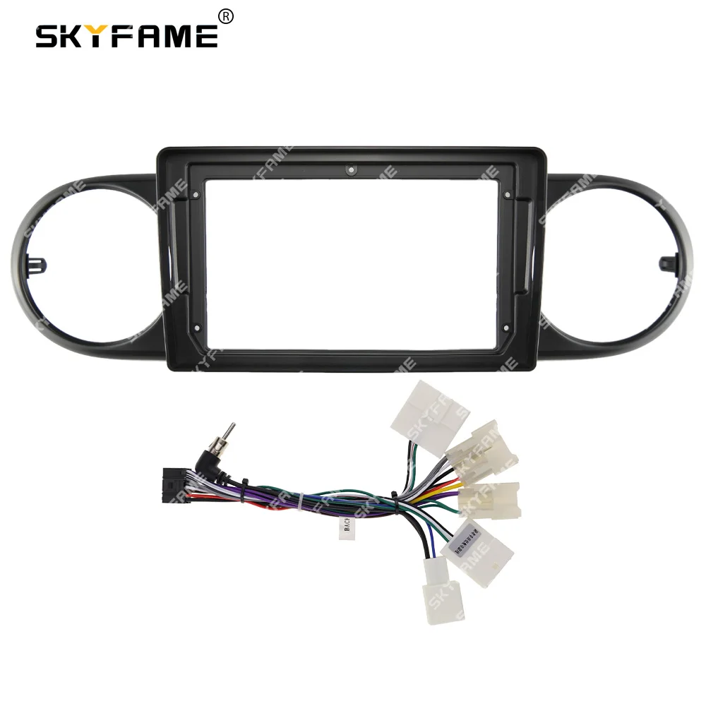 SKYFAME автомобильная рамка, адаптер для фасции, Android-радио, комплект панели для установки приборной панели для Toyota Rumion Corolla